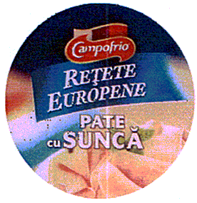 CAMPOFRIO RETETE EUROPENE PATE CU SUNCA