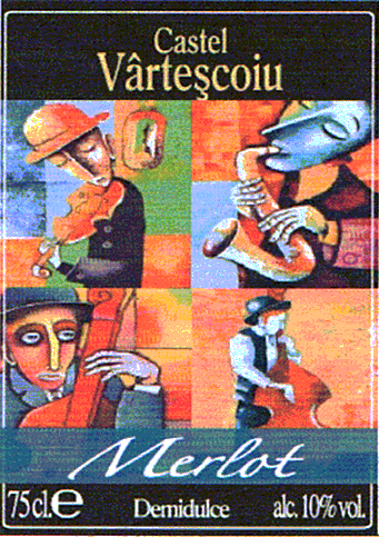 Castel Vârteşcoiu Merlot Demidulce