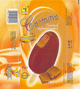 ELION Carmina premium Caramel cu glazură caramel