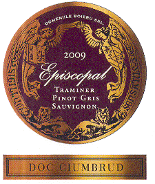 DOMENIILE BOIERU 2009 Episcopal TRAMINER PINOT GRIS SAUVIGNON DOC CIUMBRUD