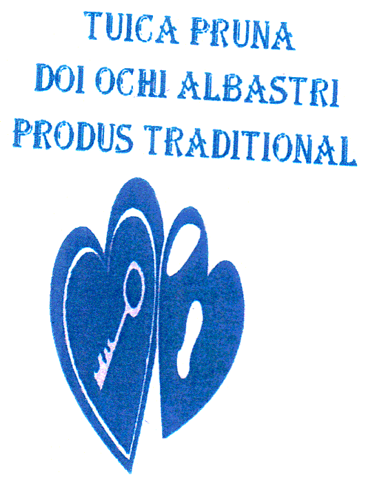 TUICA PRUNA DOI OCHI ALBASTRI PRODUS TRADITIONAL