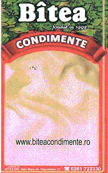 Bîtea fondat în 1992 CONDIMENTE www.biteacondimente.ro