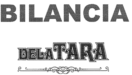BILANCIA DELA TARA