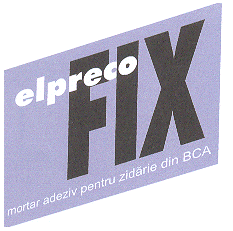 elpreco FIX mortar adeziv pentru zidărie din BCA