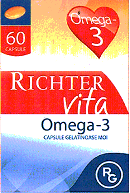 RICHTER vita Omega-3 CAPSULE GELATINOASE MOI