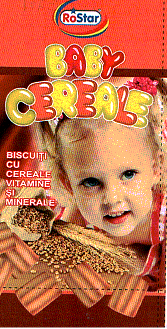 RoStar BABY CEREALE BISCUIŢI CU CEREALE VITAMINE SI MINERALE