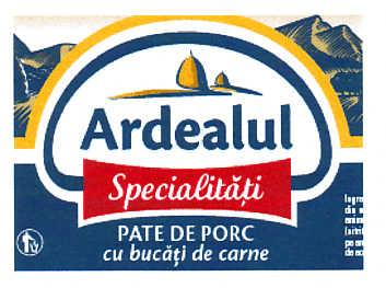 ARDEALUL - specialităţi - pate de porc cu bucăţi de carne