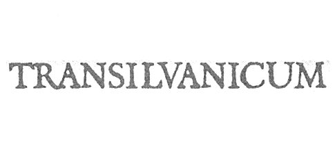 TRANSILVANICUM