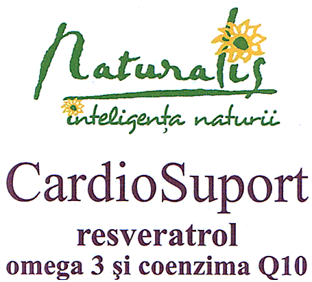 Naturalis inteligenta naturii CardioSuport resveratrol omega 3 si coenzima Q10