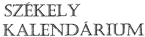 SZEKELY KALENDARIUM