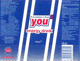 you 2 Tu la puterea a doua energy drink