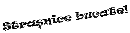 Straşnice bucate!