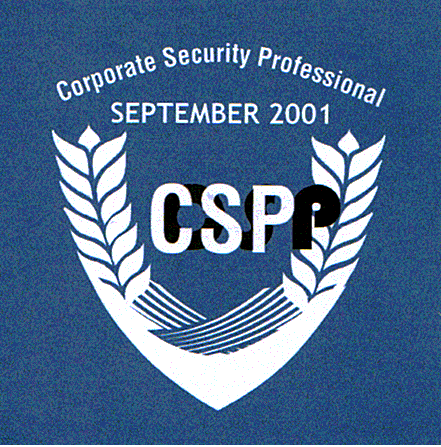 Corporate Security Professional SEPTEMBER 2001 CSP
