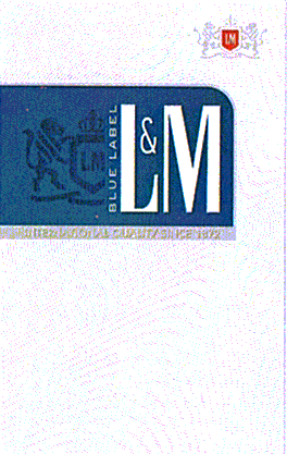L & M BLUE LABEL INTERNATIONAL QUALITY SINCE 1872