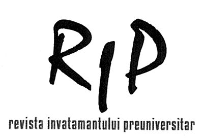 RIP revista învăţământului preuniversitar