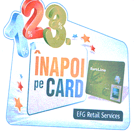 1%2%3% ÎNAPOI pe CARD EuroLine EFG Retail Services