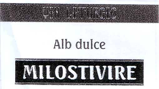 VIN LITURGIC Alb dulce MILOSTIVIRE