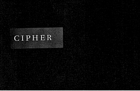 CIPHER
