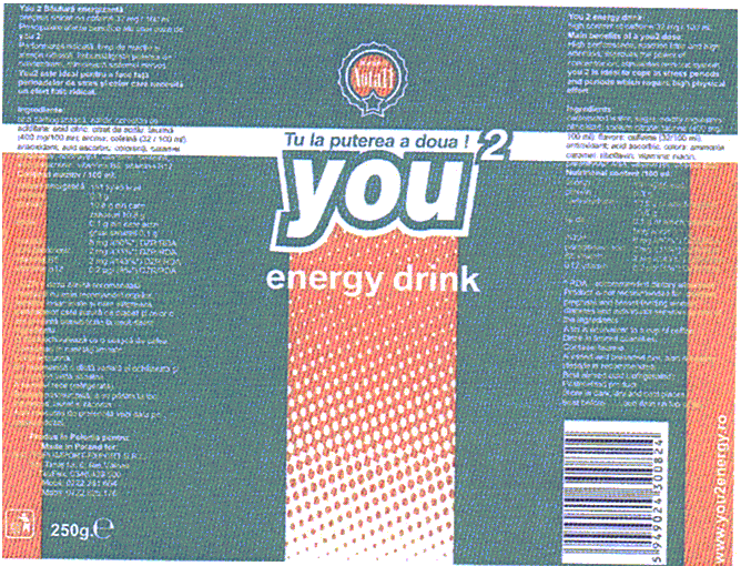you 2 energy drink Tu la puterea a doua!