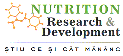 NUTRITION Research & Development ŞTIU CE ŞI CÂT MĂNÂNC
