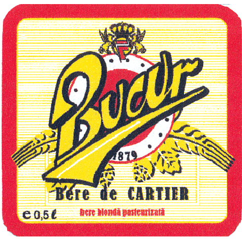 BUCUR 1879 Bere de CARTIER bere blondă pasteurizată