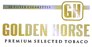 20 FILTER CIGARETTES GH GOLDEN HORSE PREMIUM SELECTED TOBACO