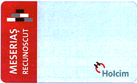 MESERIAŞ RECUNOSCUT HOLCIM