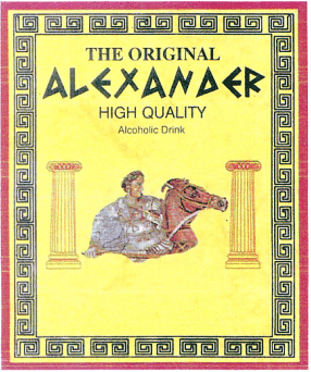 THE ORIGINAL ALEXANDER HIGH QUALITY Alcoholic Drink
