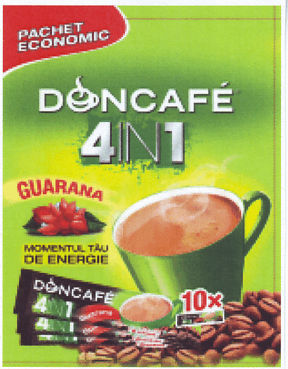 DONCAFE 4IN1 GUARANA MOMENTUL TAU DE ENERGIE