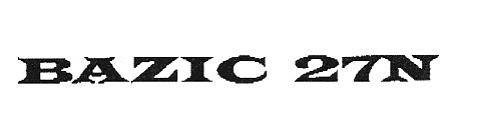 BAZIC 27N