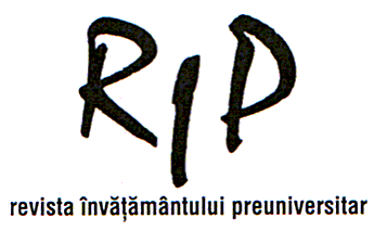 RIP revista învăţământului preuniverstiar