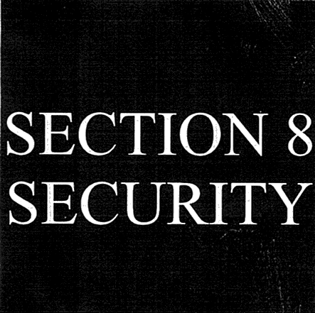 SECTION 8 SECURITY