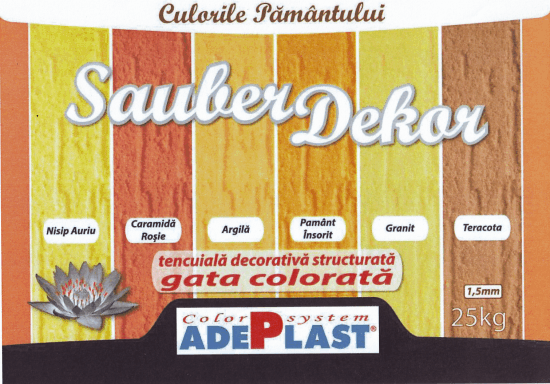 SAUBER DEKOR CULORILE PĂMÂNTULUI ADEPLAST COLOR SYSTEM