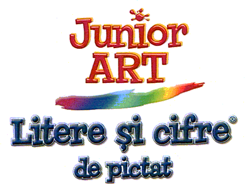 Junior ART Litere şi cifre de pictat