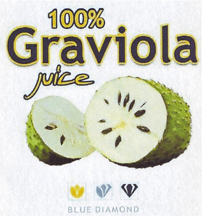 100% GRAVIOLA JUICE BLUE DIAMOND
