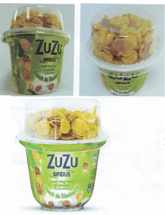 ZUZU Bifidus. Iaurt degresat şi cereale. Snack de Dimineaţă