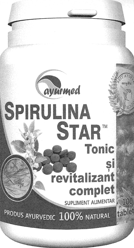 ayurmed SPIRULINA STAR Tonic şi revitalizant complet