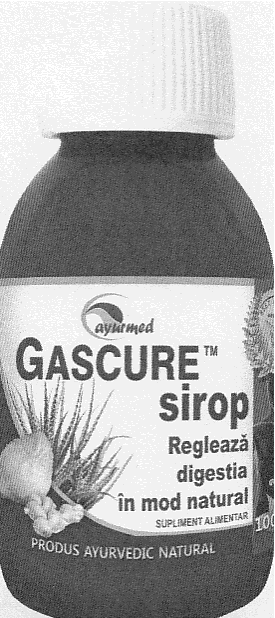 ayurmed GASCURE sirop Reglează digestia în mod natural