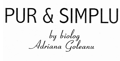 PUR & SIMPLU by biolog Adriana Goleanu