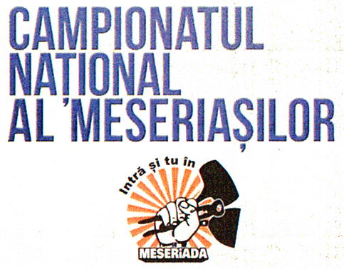 CAMPIONATUL NAŢIONAL AL MESERIAŞILOR Intră şi tu în MESERiADA