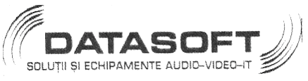 DATASOFT SOLUTII SI ECHIPAMENTE AUDIO-VIDEO-IT