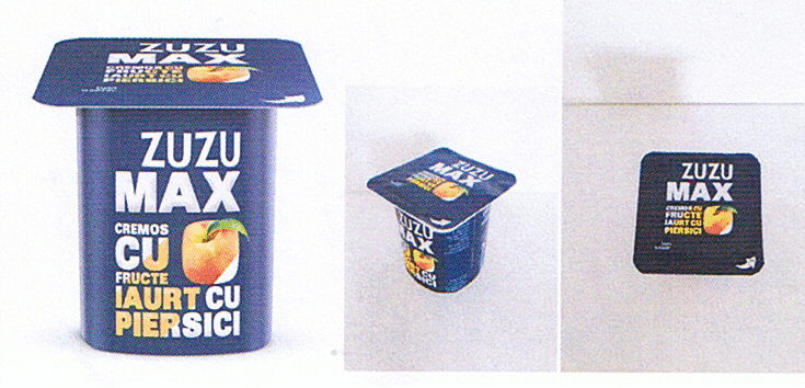 ZUZU MAX. cremos cu fructe, iaurt cu piersici
