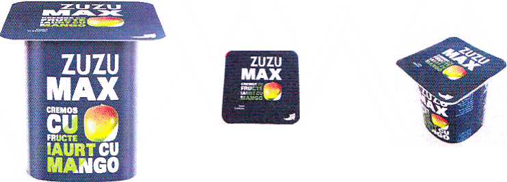 ZUZU MAX CREMOS CU FRUCTE, IAURT CU MANGO