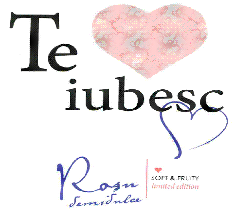 Te iubesc SOFT & FRUITY limited edition Roşu demidulce