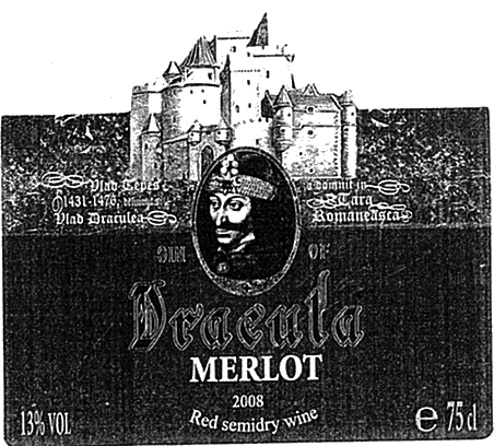 SIN OF DRACULA MERLOT 2008