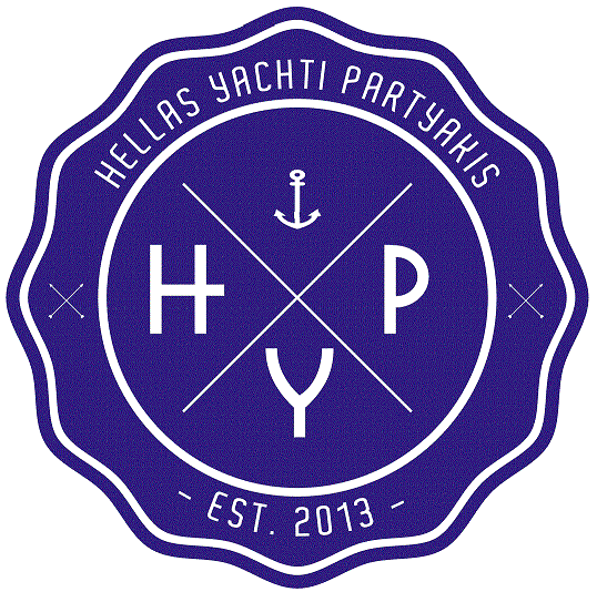 HYP, EST. 2013, HELLAS YACHTI PARTYAKIS