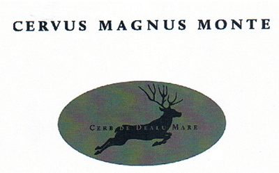 CERVUS MAGNUS MONTE CERB DE DEALU MARE