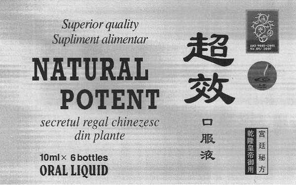 NATURAL POTENT secretul regal chinezesc din plante