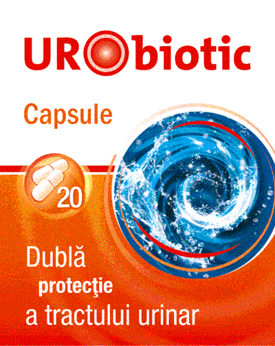 URObiotic Dublă protecţie a tractului urinar