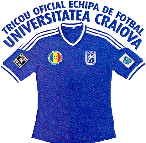 TRICOU OFICIAL ECHIPA DE FOTBAL UNIVERSITATEA CRAIOVA